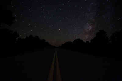 📷 night road