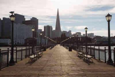 📷 Transamerica Pyramid as seen from Pier 7