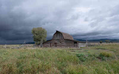 📷 A farmhouse on Mormon Row