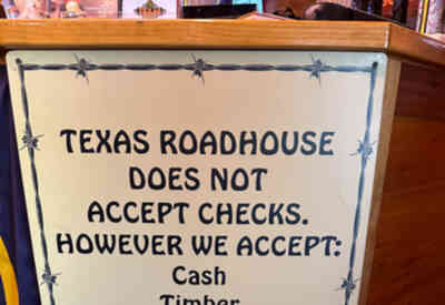 📷 Texas Roadhouse Payment Options