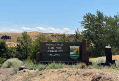 📷 Palouse Falls State Park Sign