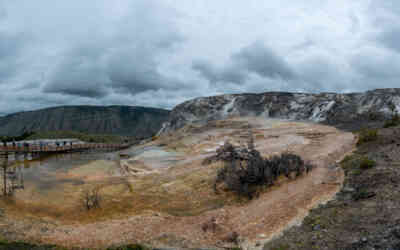 📷 Mammoth Terraces Panorama