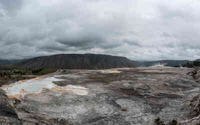 📷 Mammoth Terraces Panorama